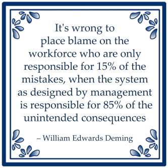workforce deming management unintended consequences